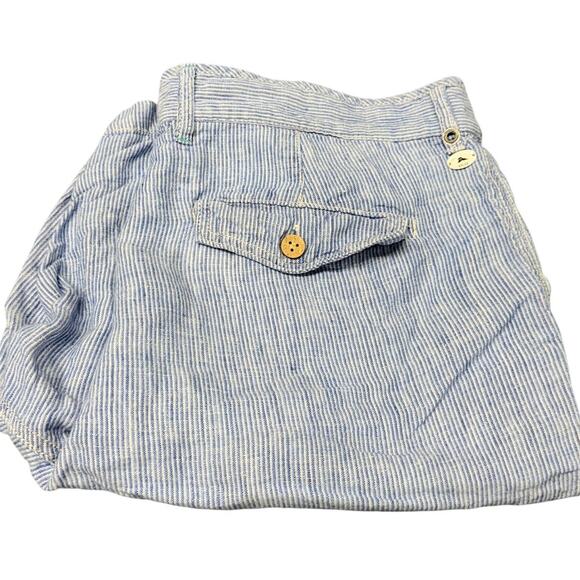 Tommy Bahama Shorts Mens 35 (36x9.5 ACTUAL) Linen Coastal Blue Stripe RELAX - Picture 1 of 9